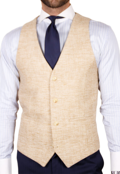 CHALECO LISO BEIGE