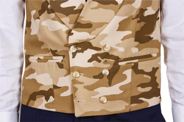 CHALECO CAMUFLAJE BEIGE