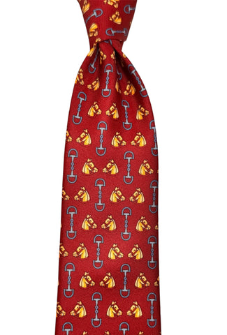 CORBATA GAMBERRY ESTRIBO ROJA