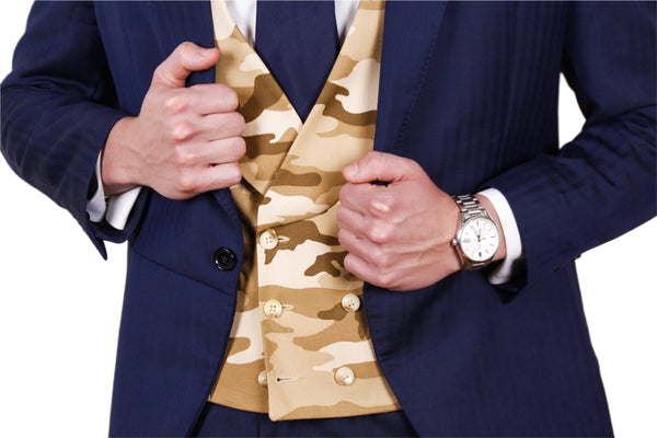 CHALECO CAMUFLAJE BEIGE