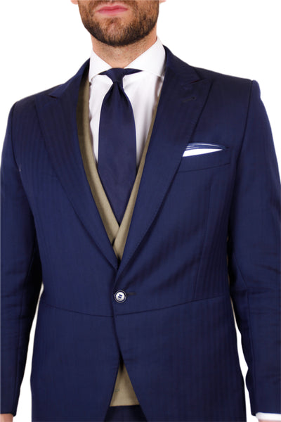 CHALECO OLIVA DE LINO