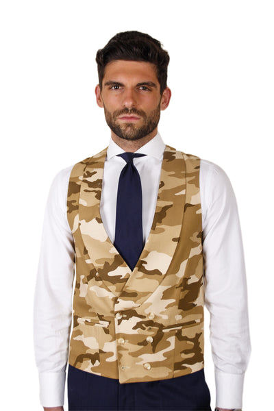 CHALECO CAMUFLAJE BEIGE