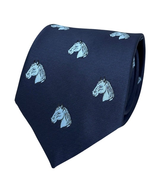 CORBATA GAMBERRY CABALLOS AZUL