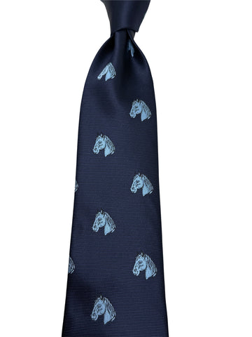 CORBATA GAMBERRY CABALLOS AZUL