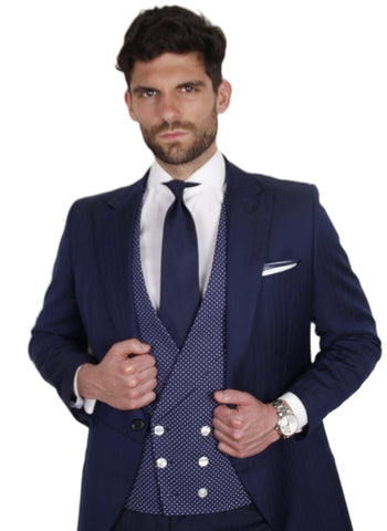 CHALECO TOPOS BOTONES BLANCOS