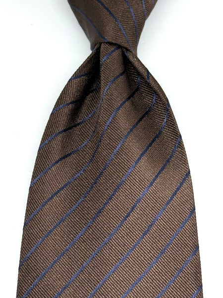 STRIPES BROWN TIE