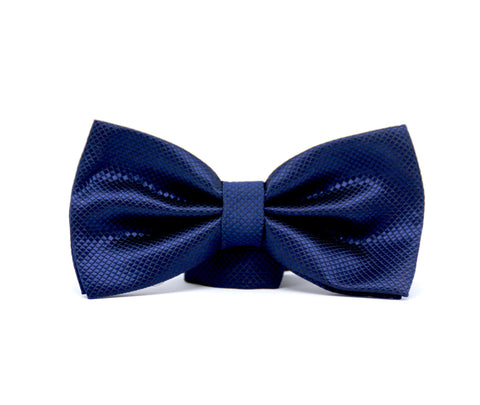 NAVY PIQUÉ BOW TIE