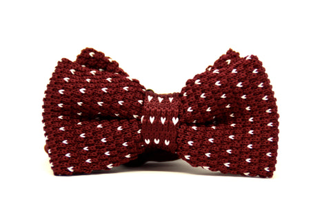 ARROW BORDEAUX BOW TIE