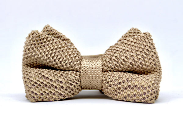 BEIGE BOW TIE