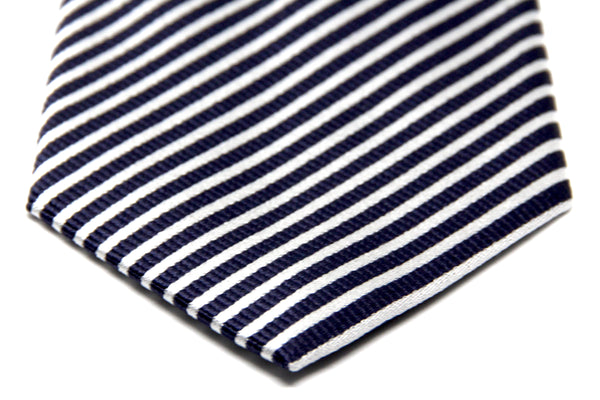 NAVY/WHITE STRIPED