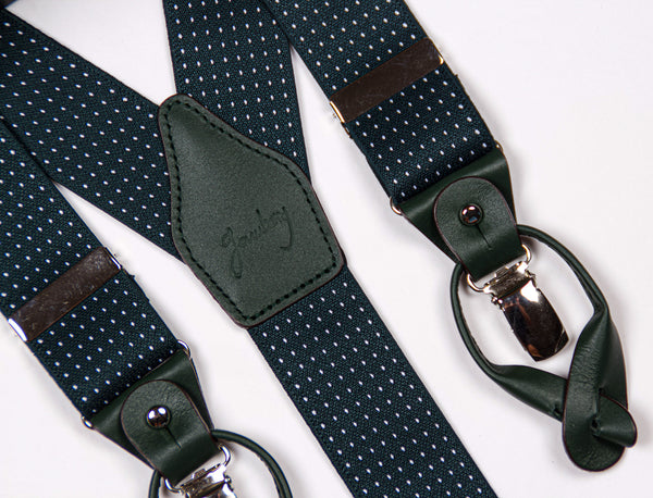 TIRANTE MICRO TOPOS VERDE PIEL VERDE