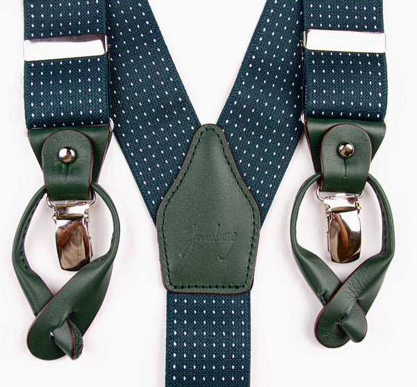 TIRANTE MICRO TOPOS VERDE PIEL VERDE