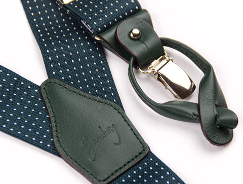 TIRANTE MICRO TOPOS VERDE PIEL VERDE