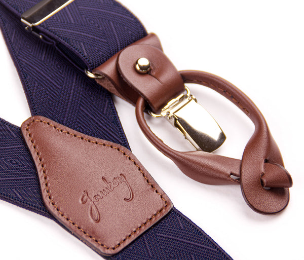 TIRANTE MARINO TRENZADO PIEL MARRÓN