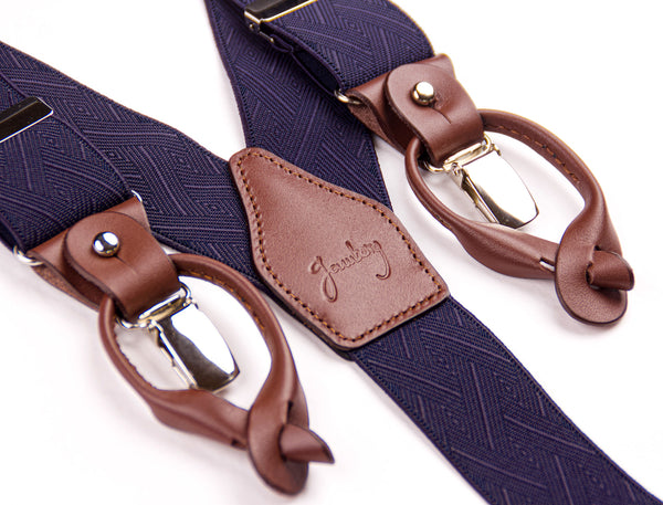 TIRANTE MARINO TRENZADO PIEL MARRÓN