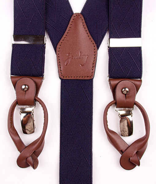 TIRANTE MARINO TRENZADO PIEL MARRÓN