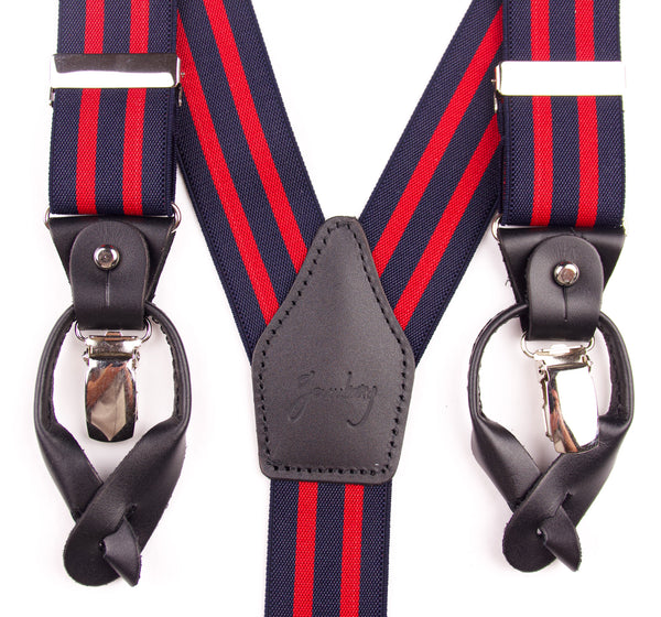 TIRANTES RAYAS MARINO&ROJO