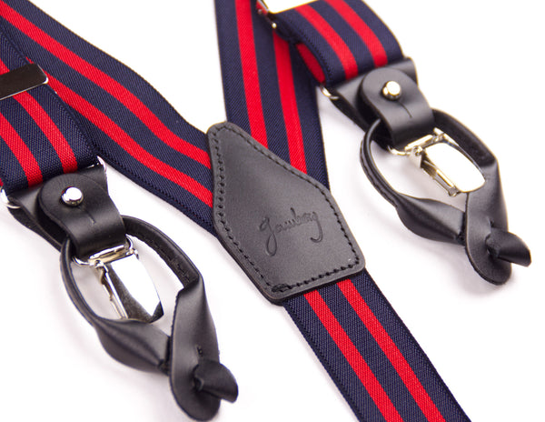 TIRANTES RAYAS MARINO&ROJO