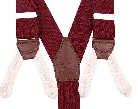 TIRANTES GAMBERRY DE CUERDAS BURDEOS & BEIGE