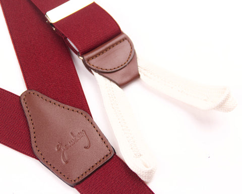 TIRANTES DE CUERDAS BURDEOS & BEIGE