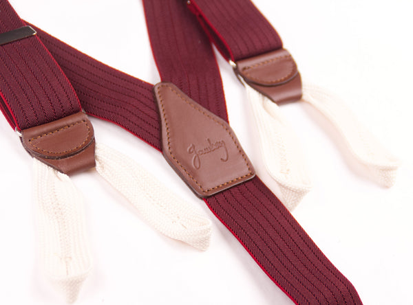 TIRANTES DE CUERDA BURDEOS ESPIGA