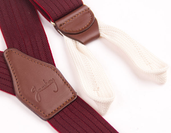 TIRANTES DE CUERDA BURDEOS ESPIGA