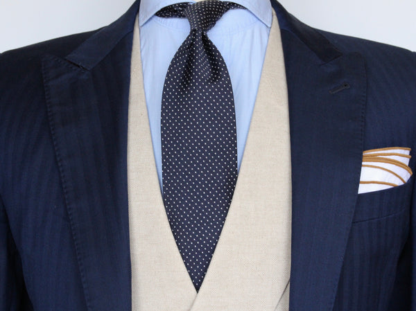 CHALECO BEIGE CRUZADO