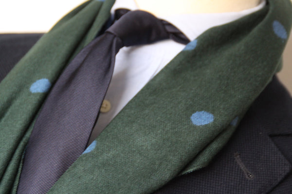 GREEN/BLUE CLASSIC SCARF