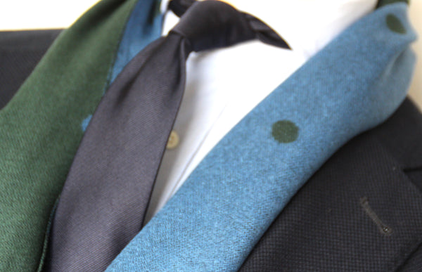 GREEN/BLUE CLASSIC SCARF