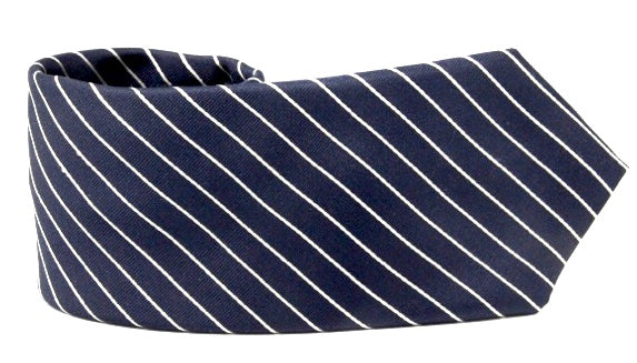 STRIPES NAVY TIE