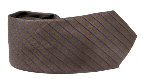 STRIPES BROWN TIE