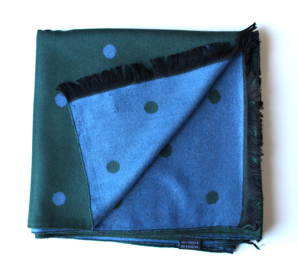 GREEN/BLUE CLASSIC SCARF