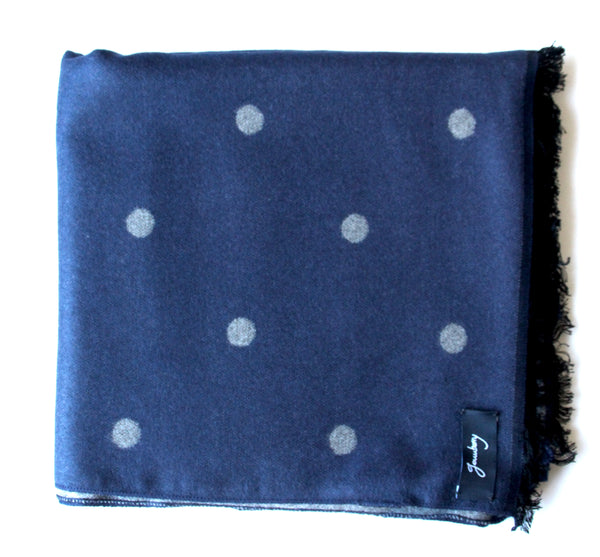 NAVY/GRAYCLASSIC SCARF
