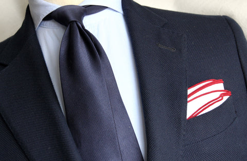 POCKET WHITE/BORDEAUX