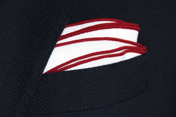 POCKET WHITE/BORDEAUX