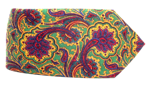 BORDEAUX PAISLEY WOOL