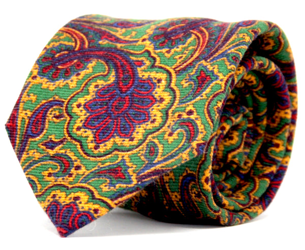 BORDEAUX PAISLEY WOOL