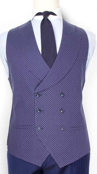 CHALECO TOPOS BOTONES AZUL MARINO