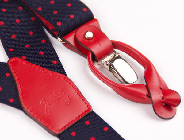 TIRANTE MARINO TOPOS ROJO