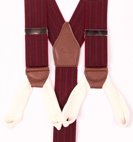 TIRANTES DE CUERDA BURDEOS ESPIGA