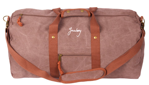 BROWN VINTAGE TRAVEL BAG