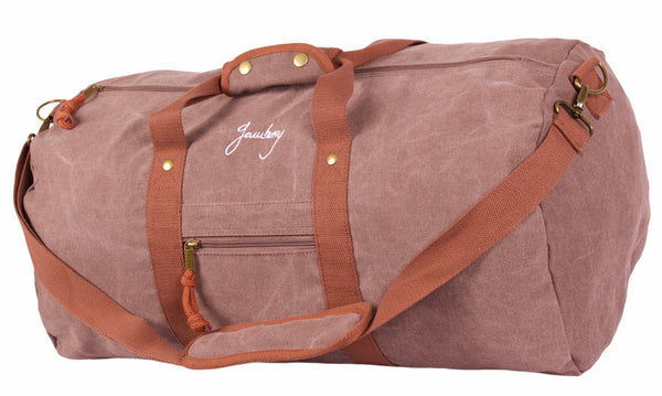 BROWN VINTAGE TRAVEL BAG