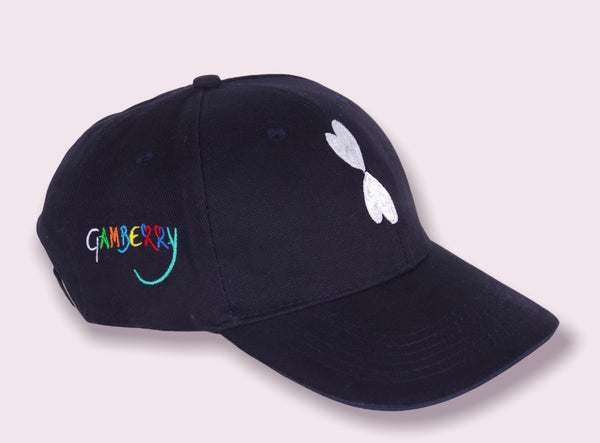 NAVY HEART CAP