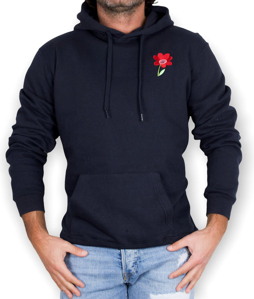NAVY FLOWER SWEATSHIRT