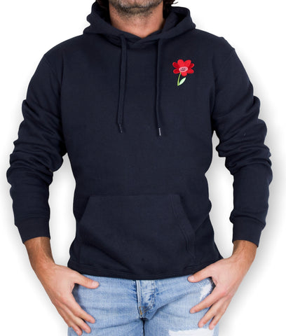 NAVY FLOWER SWEATSHIRT